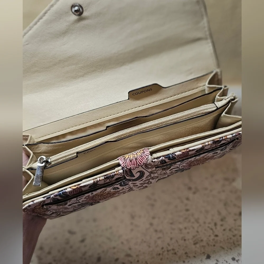 Apt 9 Paisley RFID Blocking wallet